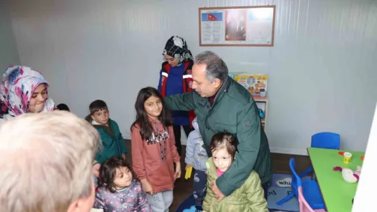 Talas Elbistan'a konteyner kent kurdu