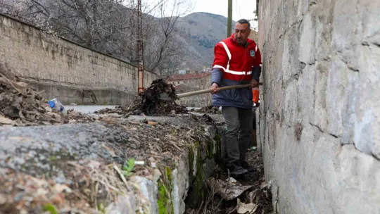 Talas'ın 'can suyu' kanalları yaza hazırlanıyor