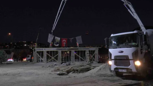 Talas'ın 100 bin metrekarelik Millet Bahçesi'nin temeli atıldı