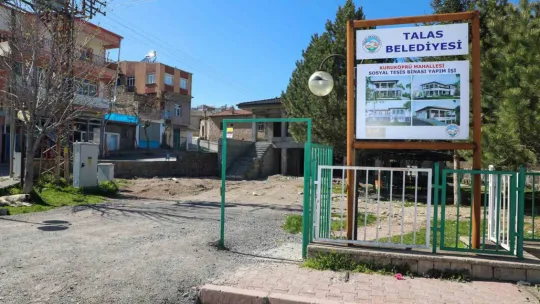 Talas'ın sosyal tesis atağı devam ediyor