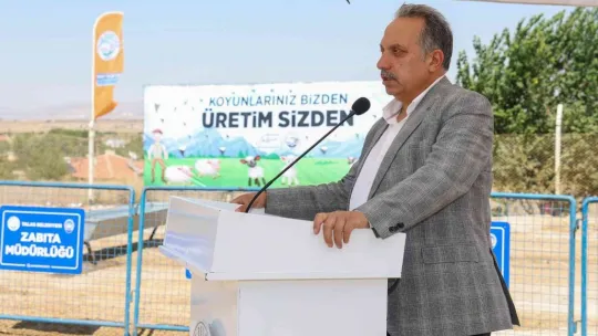 Talas'ın tarım ve hayvancılığa desteği sürüyor