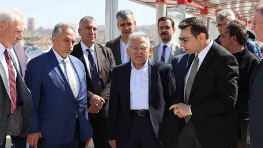 Talas Mevlana ile Cumhuriyet Meydanı Tramvay Hattı Test Sürüşü 1 Mayıs'ta