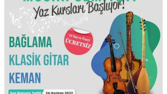Talas musiki cemiyetinde kurs kayıtları başladı