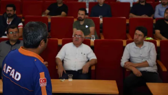 Talas personeline AFAD eğitimi