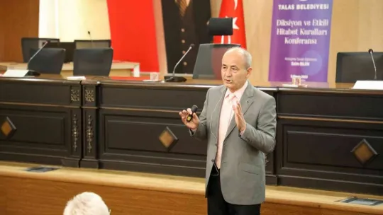 Talas personeline diksiyon ve hitabet eğitimi