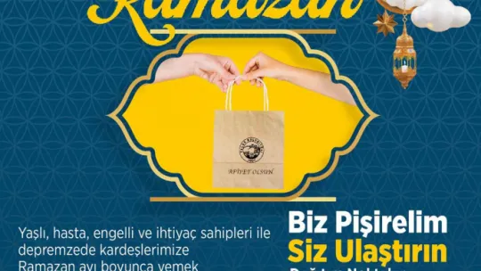 İhtiyaç sahiplerinin iftarlığı Talas'tan
