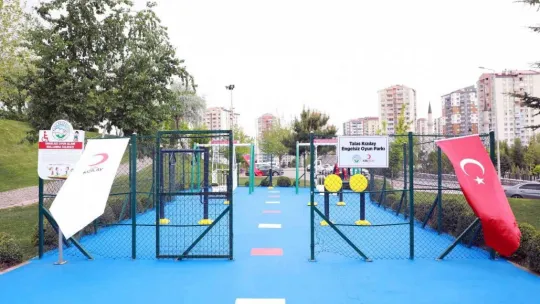 Talas'ta 'Engelsiz Oyun Parkı'