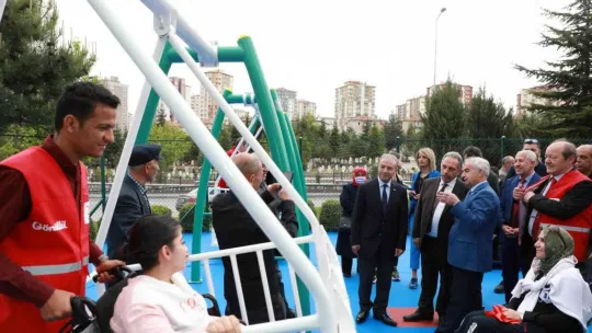 Talas'ta 'Engelsiz Oyun Parkı'