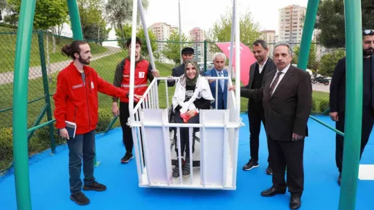 Talas'ta 'Engelsiz Oyun Parkı'