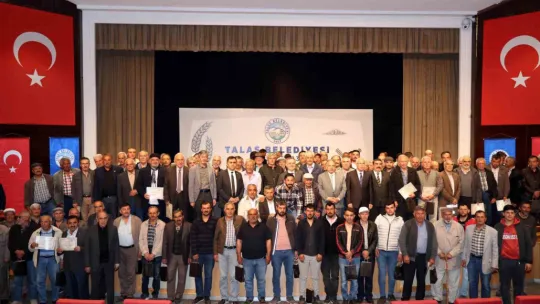 Talas'ta Çiftçiler Bilinçli Üretim Yapacak