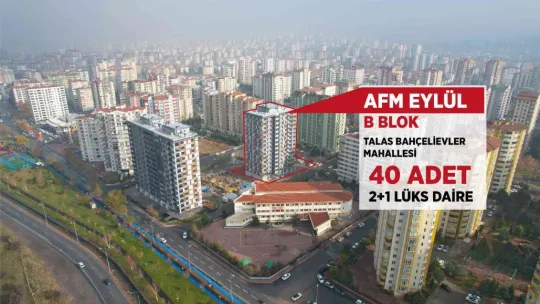 Talas'ta 42 daire ihale ile satılacak
