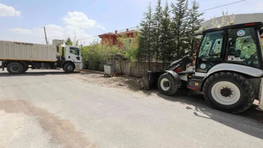 Talas'ta hem bahar hem bayram temizliği