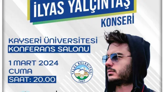Talas'ta İlyas Yalçıntaş konseri