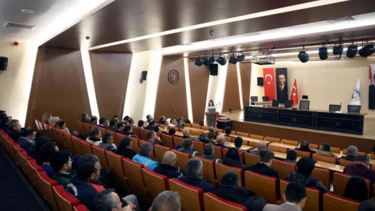 Talas'ta iş güvenliği eğitimleri devam ediyor