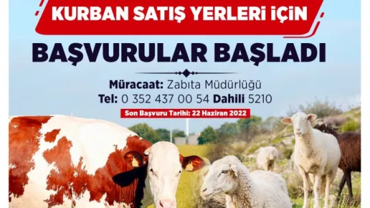 Talas'ta kurban satış ve kesim yerleri belirlendi