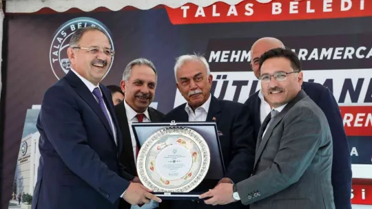 Talas'ta Mehmet Karamercan Kütüphanesi'nin temeli atıldı