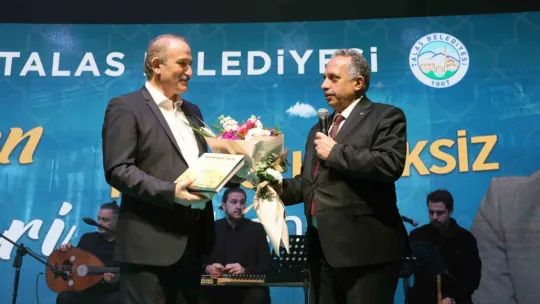 Talas'ta Mehmet Kemiksiz gönüllere dokundu
