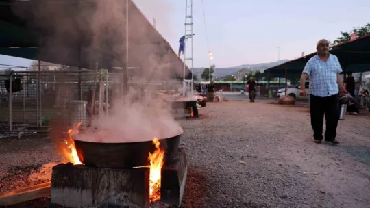 Talas'ta piknik havasında kış hazırlıkları
