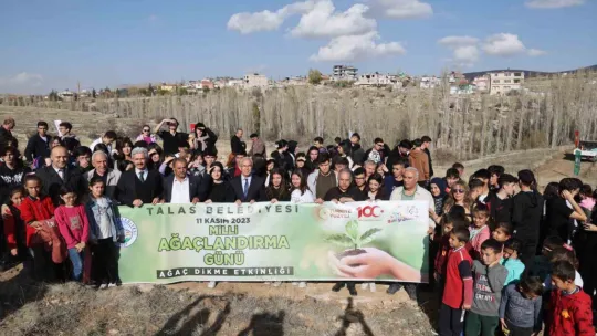 Talas'ta topyekun Ağaçlandırma Günü etkinliği