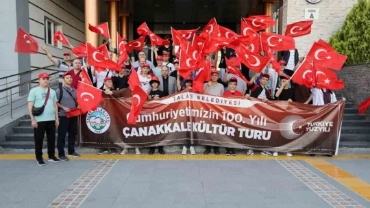 Talas'tan cumhuriyetin 100. yılına özel Çanakkale turu