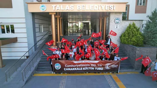 Talas'tan cumhuriyetin 100. yılına özel Çanakkale turu