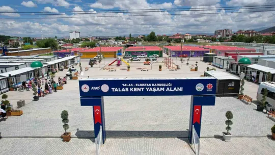 Talas'tan Elbistan'a bayram hediyesi