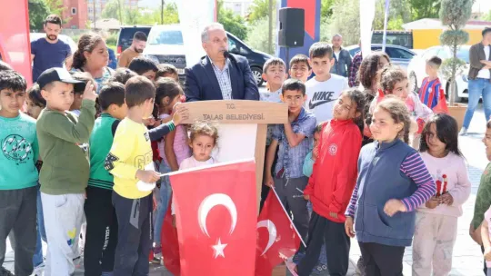 Talas'tan Elbistan'a dayanışma ziyareti