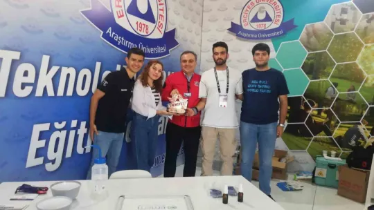 TEKNOFEST 2023 Ankara'da ERÜ standına yoğun ilgi