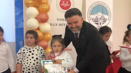 Tomarza'da Kuran Kurslarının yıl sonu etkinliği düzenlendi