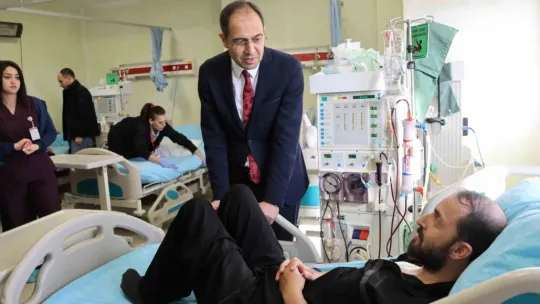 Tomarza'da sağlık hizmetleri yerinde değerlendirildi
