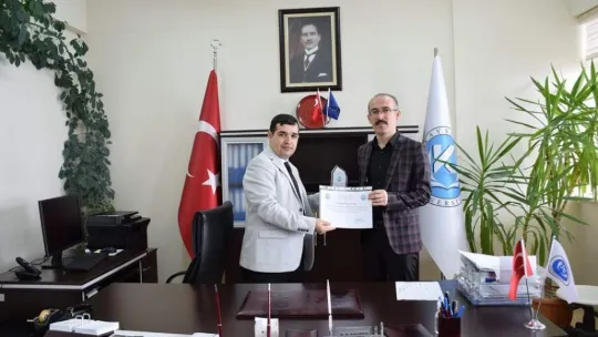Tomarza Meslek Yüksekokulu'nda devir teslim töreni yapıldı