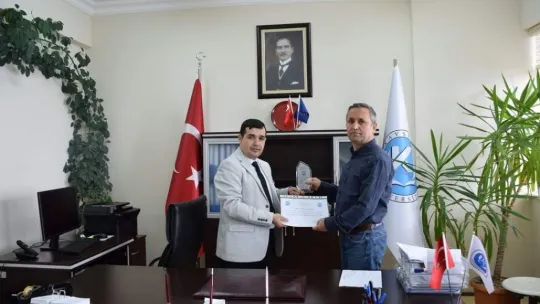 Tomarza Meslek Yüksekokulu'nda devir teslim töreni yapıldı