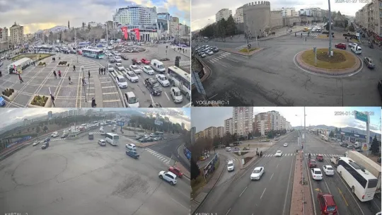 Kayseri trafiği 135 kavşaktan canlı izleniyor