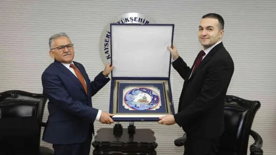 TRT Yönetim Kurulu Başkanı Albayrak'tan Başkan Büyükkılıç'a ziyaret