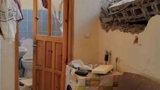 Tüp patladı, ortalık savaş alanına döndü