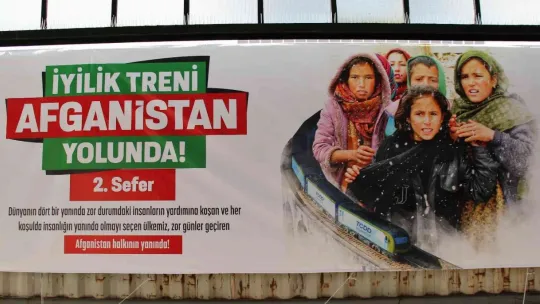 Türkiye'den Afganistan'a yardım götüren 'İyilik Treni'nin ikincisi yola çıktı