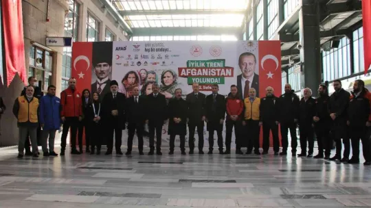 Türkiye'den Afganistan'a yardım götüren 'İyilik Treni'nin ikincisi yola çıktı