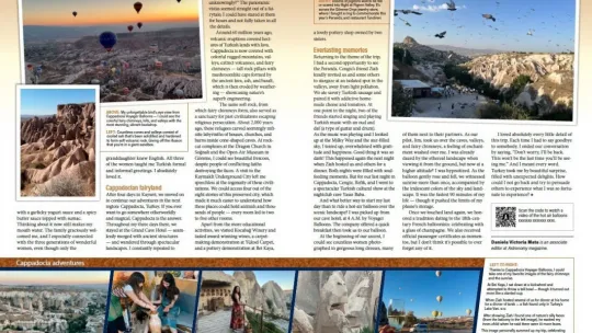 Astronomiy Magazine, Erciyes Dağı'nı yazdı
