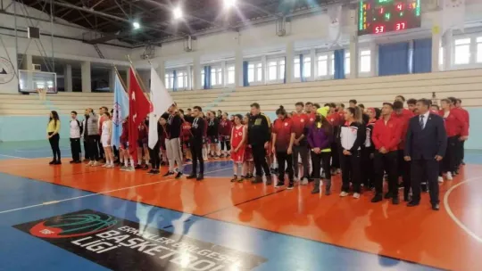 Türkiye Üniversiteler Basketbol 2. Lig maçları Erciyes Üniversitesi'nde başladı