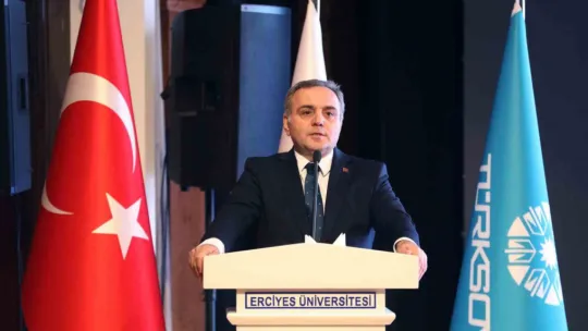 TÜRKSOY Genel Sekreter Yardımcısı Sayit Yusuf ERÜ'de konferans verdi