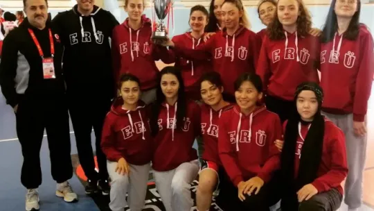 Üniversiteler Basketbol Kadınlar 2. Lig maçlarında Hacı Bektaş Veli Üniversitesi şampiyon oldu