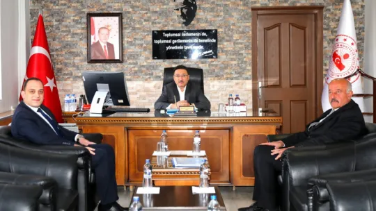 Vali Çiçek, Özvatan'ı ziyaret etti