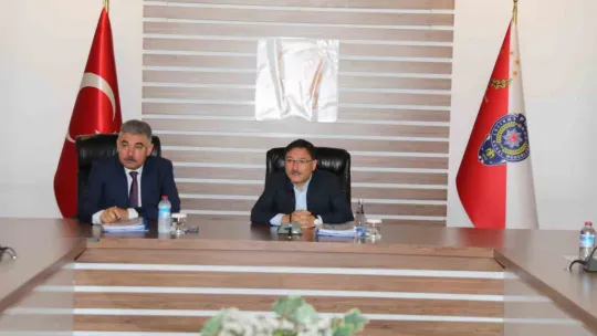 Vali Çiçek'ten İl Emniyet Müdürlüğü'ne ziyaret