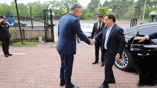 Vali Çiçek'ten İl Emniyet Müdürlüğü'ne ziyaret