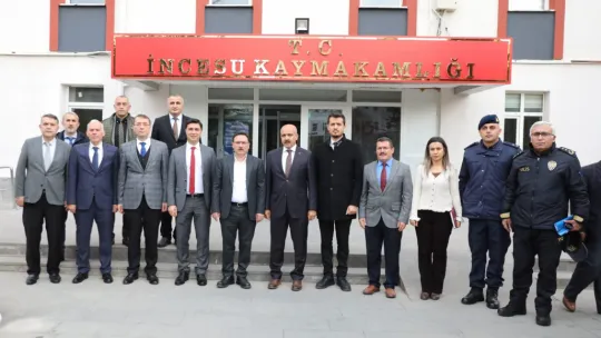 Vali Çiçek'ten İncesu'ya ziyaret