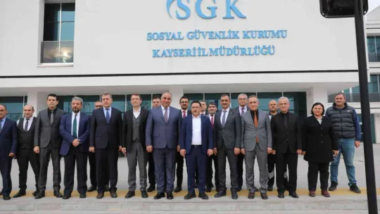 Vali Çiçek'ten SGK'ya ziyaret