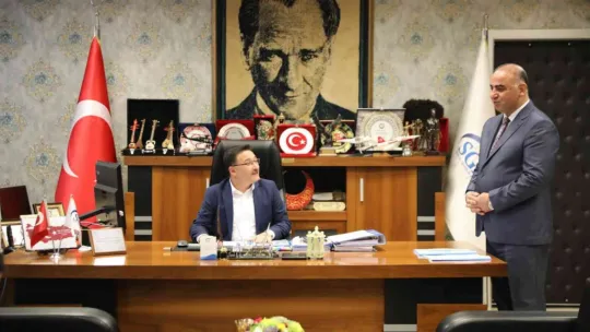 Vali Çiçek'ten SGK'ya ziyaret