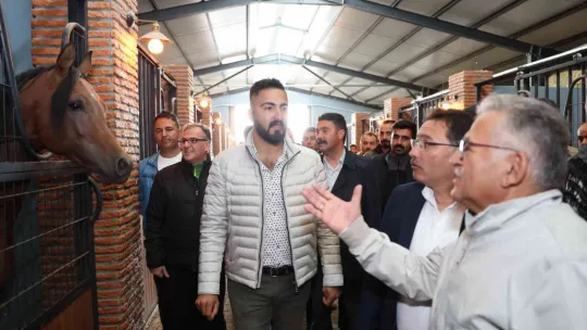 Vali Çiçek ve Başkan Büyükkılıç'ın turizm rotası bu kez Hürmetçi oldu