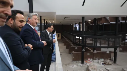 Vali Çiçek ve Başkan Palancıoğlu Çarşı Melikgazi'yi inceledi