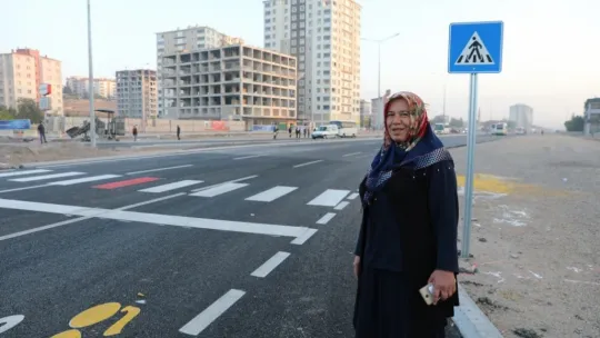 Vatandaşlardan 50 metre genişliğindeki yeni bulvar teşekkürü